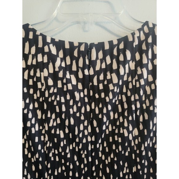 Eliza J. Black and White Sleeveless Polka Dot Swing Dress Size 4 Dancing Party - Picture 9 of 11